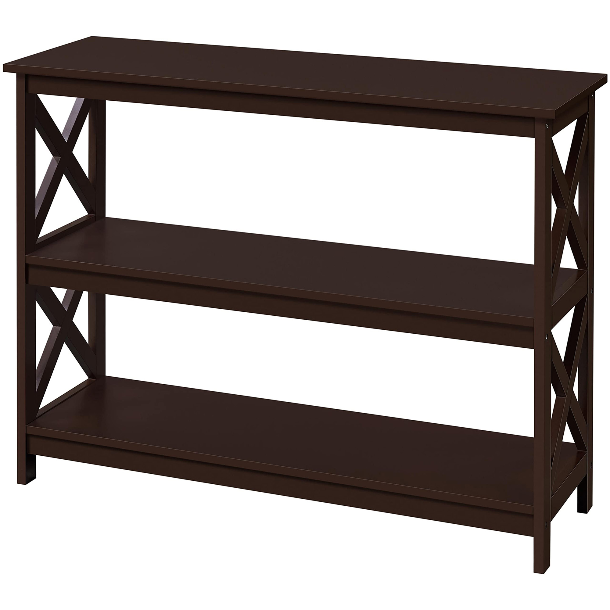 Tables - 収納に便利なコンソールテーブル。狭い玄関や、アパート、マンション、小さな家など、限られたスペースに最適な長めのテーブル。リビングのインテリアを引き立てるアクセント家具。ブラウン。