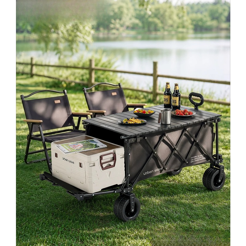 Outdoor Furniture - 折りたたみ式キャンプワゴン、屋外用、コンパクトに収納可能、リクライニング機能付き、子供用、ピクニック、キャンプ、集まり、旅行、キャンプ用トレーラー。