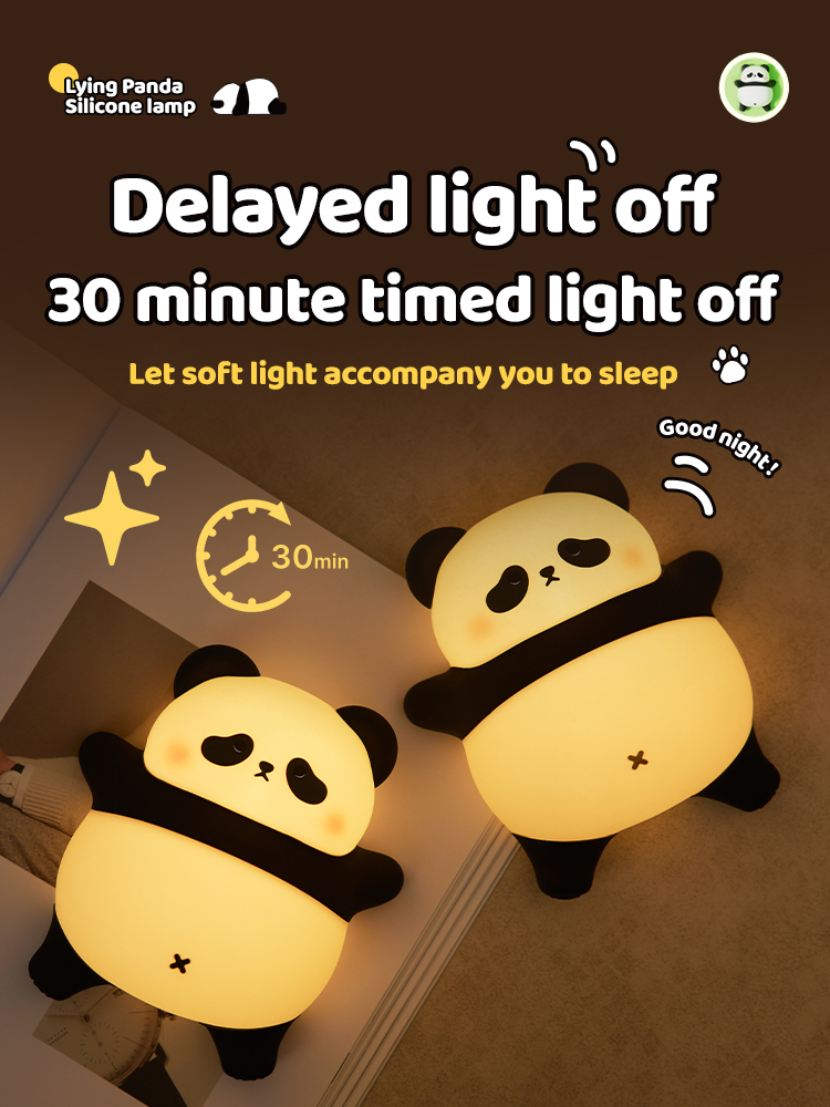 Floating Nightstand With Led Light - タッチセンサー付きの素敵な漫画の常夜灯,ナイトライト,シリコン,クリスマスプレゼント,ベッドサイドランプ,部屋の装飾