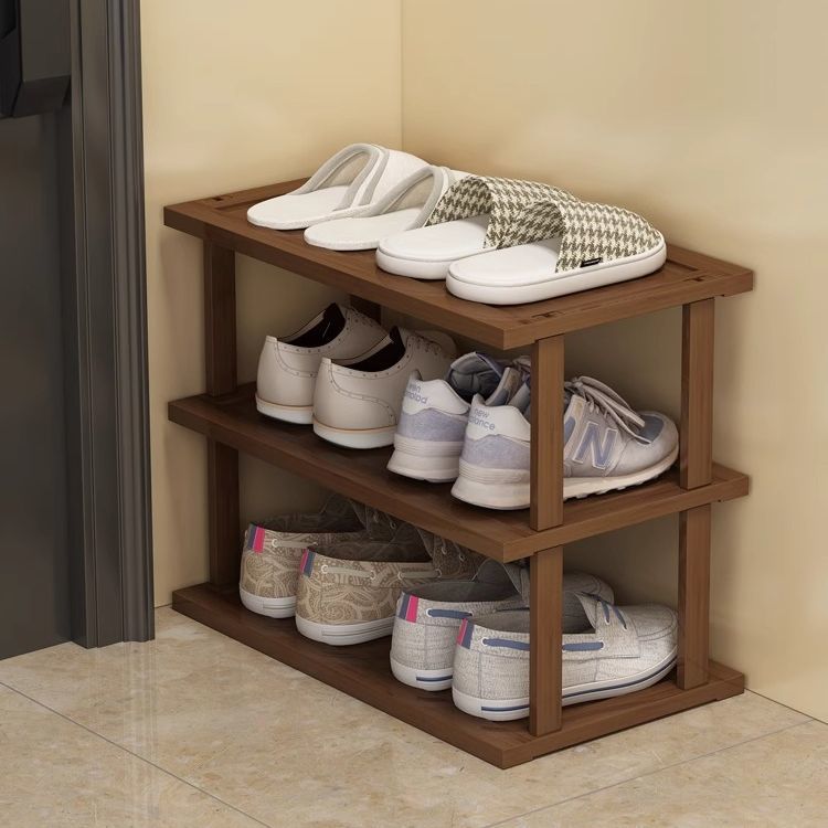 茶色の玄関靴棚、家庭用分割層式、寮用シンプル靴収納棚、靴箱小 - Shoe Rack Cabinet Narrow Entryway のレビューと価格