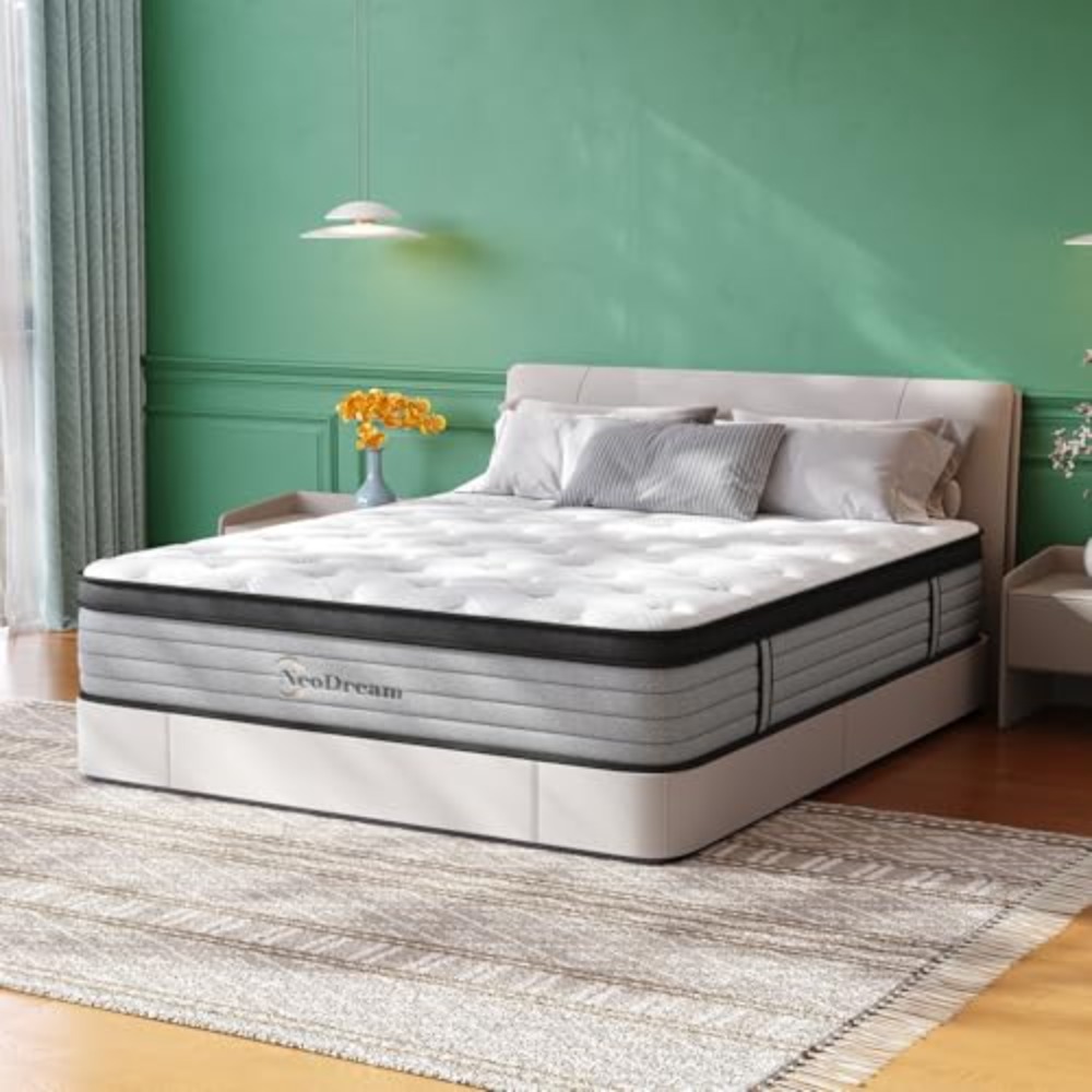 クイーンマットレス、14インチクイーンサイズマットレス（箱入 - Memory Foam Mattress In A Box Queen のレビューと価格