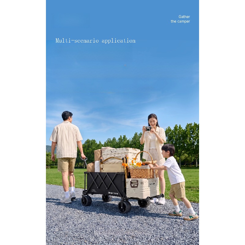 折りたたみ式キャンプワゴン、屋外用、コンパクトに収納可能、リ - Outdoor Furniture のレビューと価格