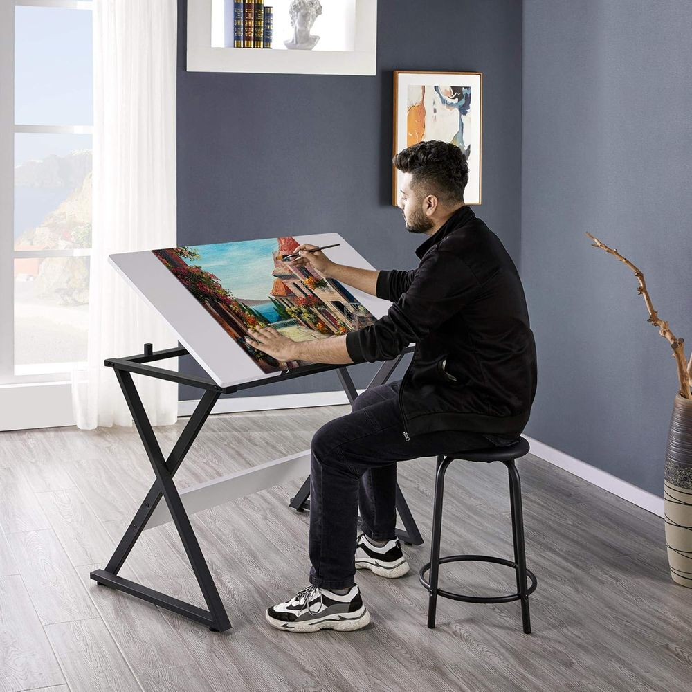 ドレーティングテーブルまたはアーティスト用アートデスク、絵画 - Tables のレビューと価格