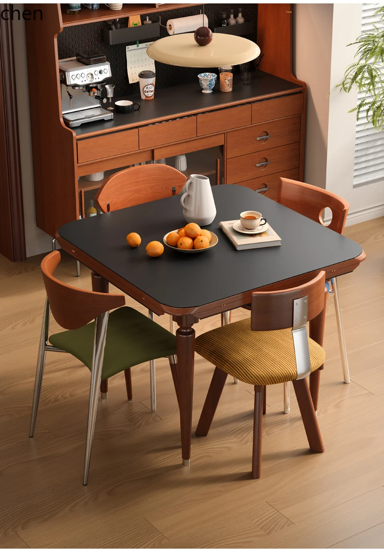 i5.21 無垢材ロックプレート伸縮式ダイニングテーブル正方 - Chairs のレビューと価格