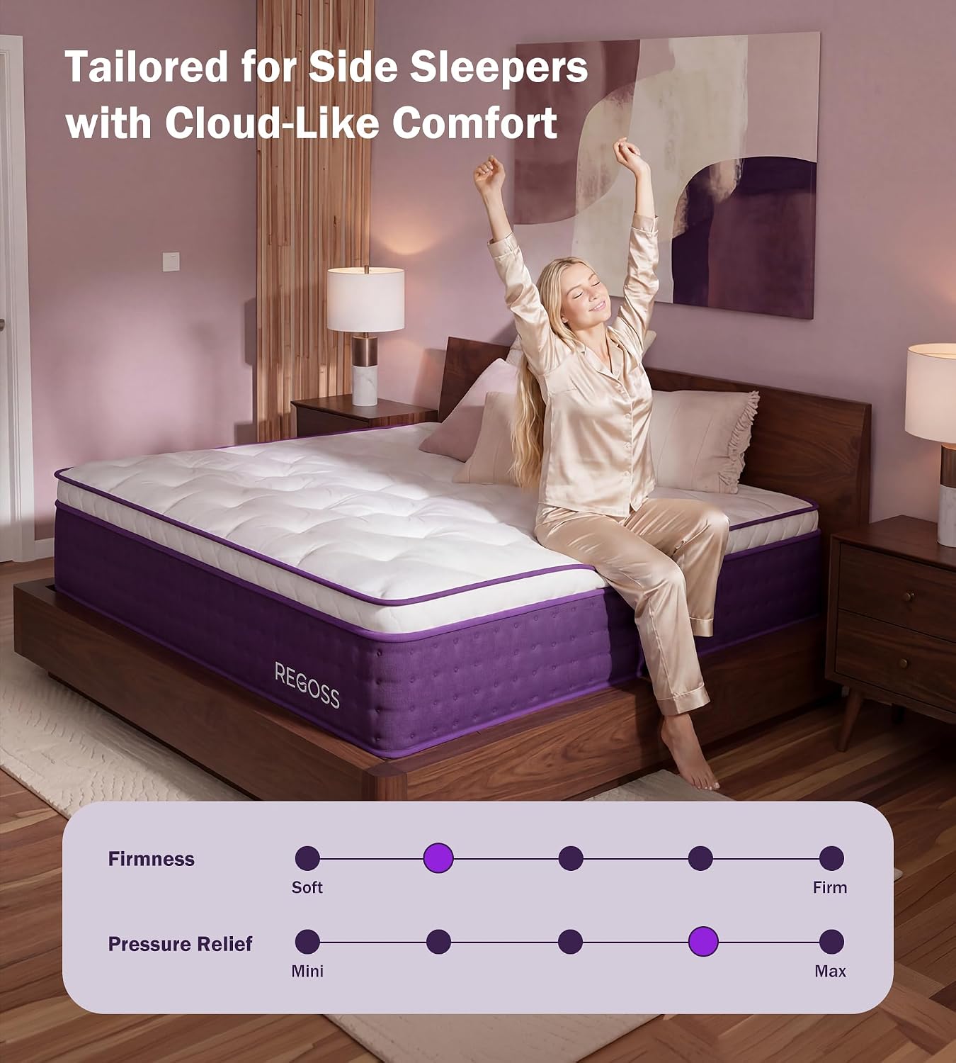 ソフトプラッシュクイーンマットレス 12インチ ハイブリッド - Memory Foam Mattress In A Box Queen のレビューと価格