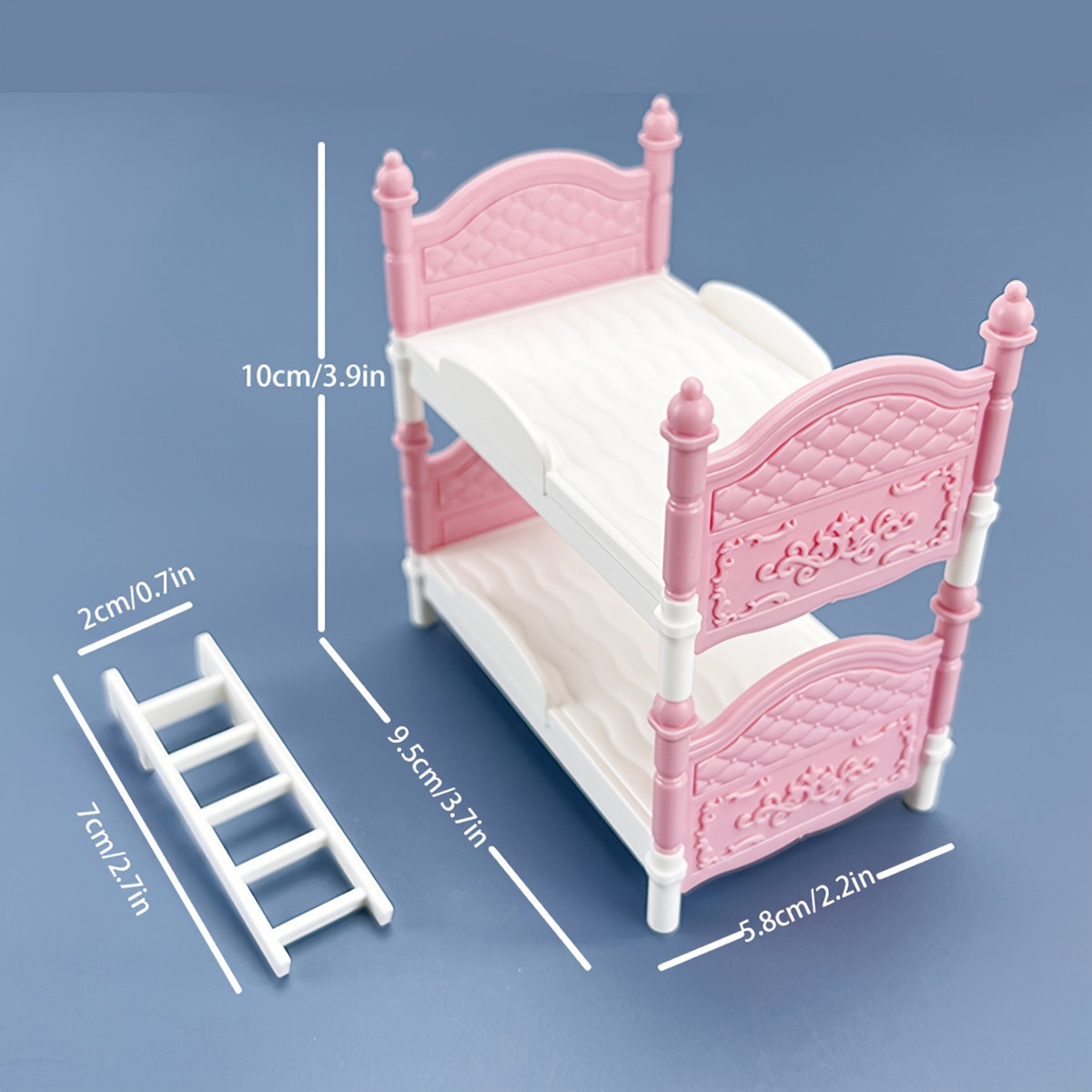 ミニチュアドールハウスダブルベッド寝室装飾玩具ドールハウスア - Bedroom Furniture のレビューと価格